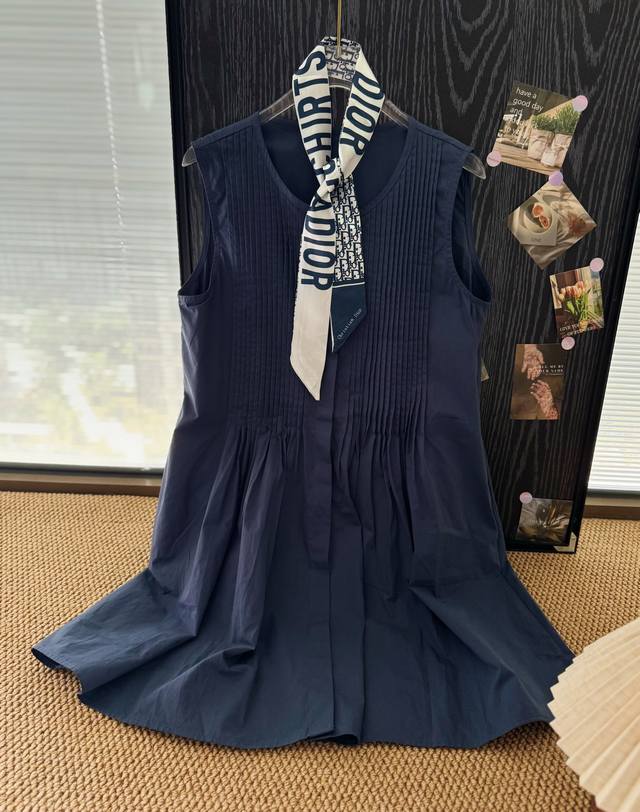 Product name: Dio* Minimalist accordion pleated ribbon sleeveless dress Size: ML