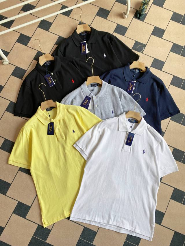 for real photos Ralph Lauren Spring and Summer Classic Embroidered Small Label M