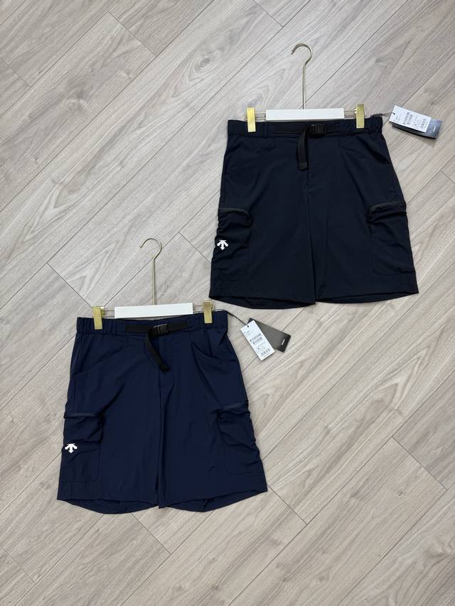 , details of the new Descente work shorts Descente 25-year two-color summer urba