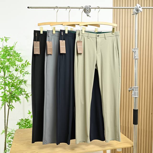 New arrival: Beige Style number: 2079# Gucci 2025 summer suit pants clean versio