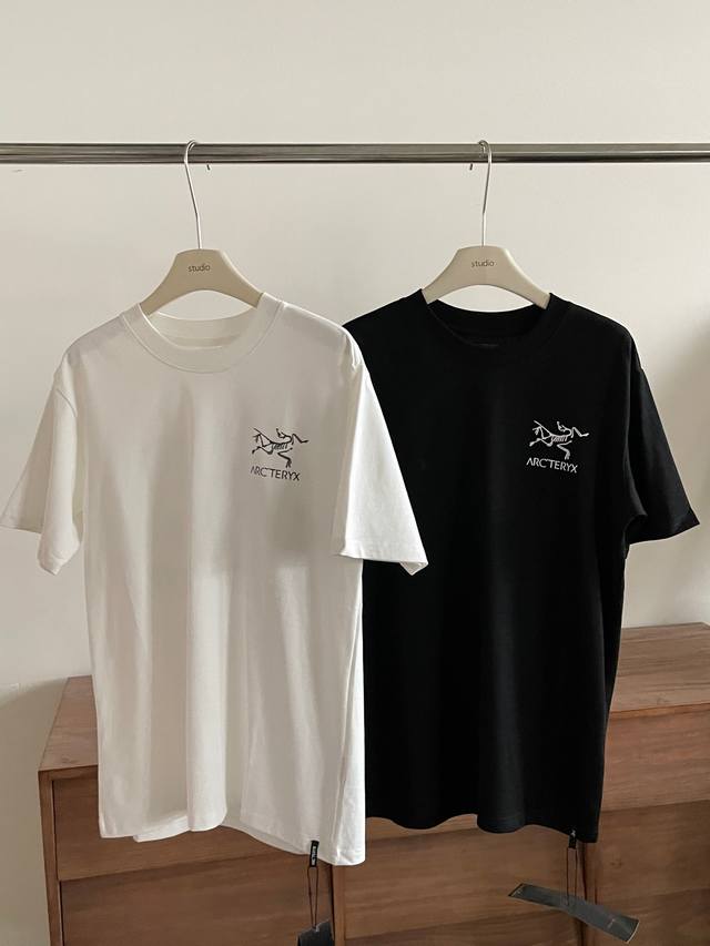 Size S to 3Xl Arcteryx 25Ss couple short-sleeved T-shirt with big logo on the ba