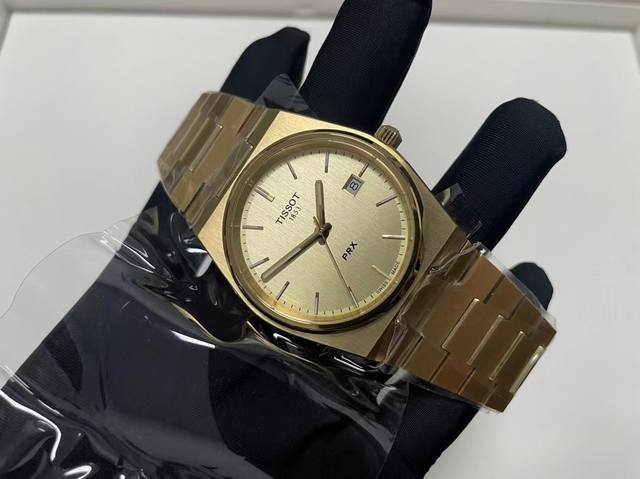 High quality Brand: Tissot Series: Prx Super Player Color: Gold Case: 316 stainl