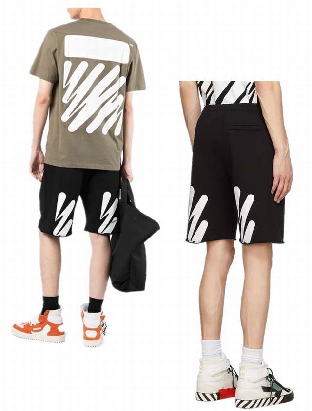 In stock: #Ss new spring and summer products! Brand: Off-White ECG style shorts