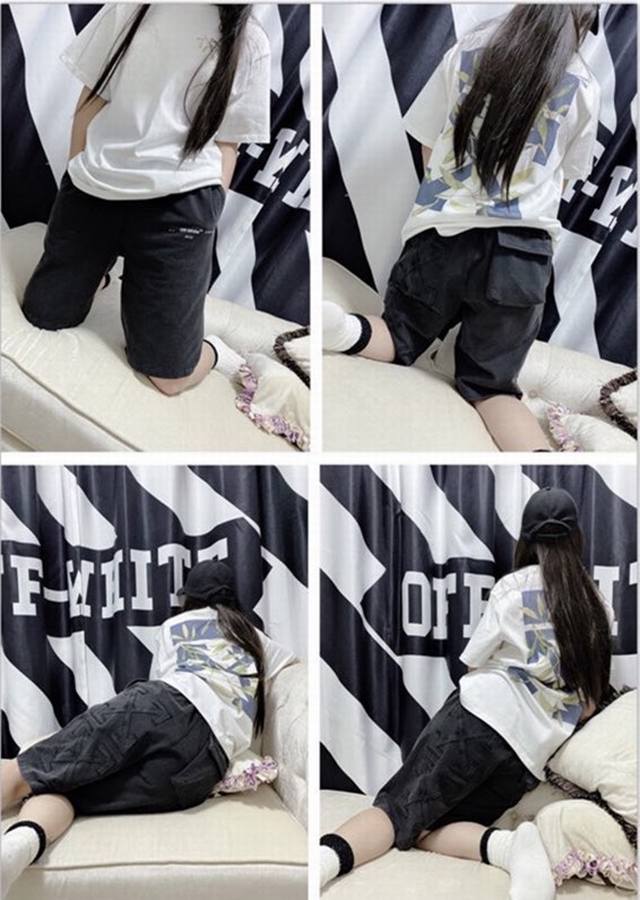 In stock: #Classic spring and summer new style Brand: Off-White Embroidered patc
