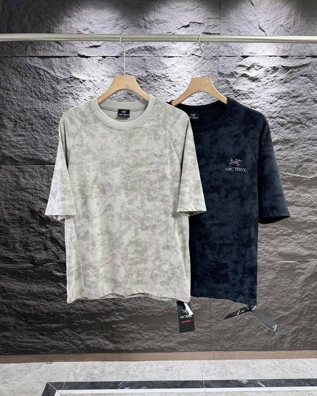 for Arc'Teryx embroidered 2025 summer new style Solona cotton outdoor tie-dyed s
