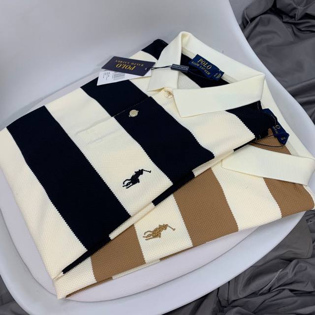 High version Ralph Lauren men's classic small logo embroidery summer Polo shirt