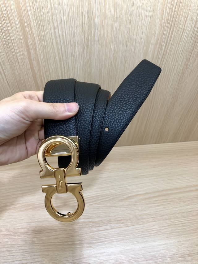 original 35mm belt body is made of double-sided imported first-layer cowhide, on