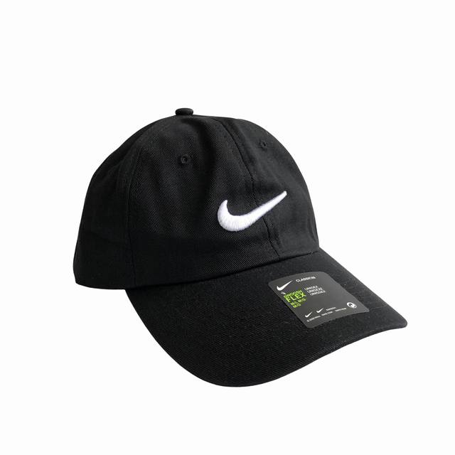 Nike basic style big hook embroidered pure cotton soft top baseball cap Exclusiv