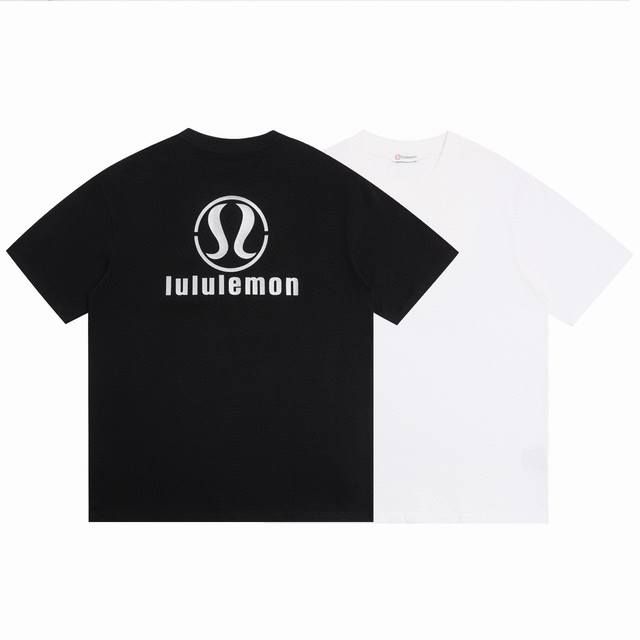 Lululemon 2025Ss high version burst metal material silicone letter couple casual