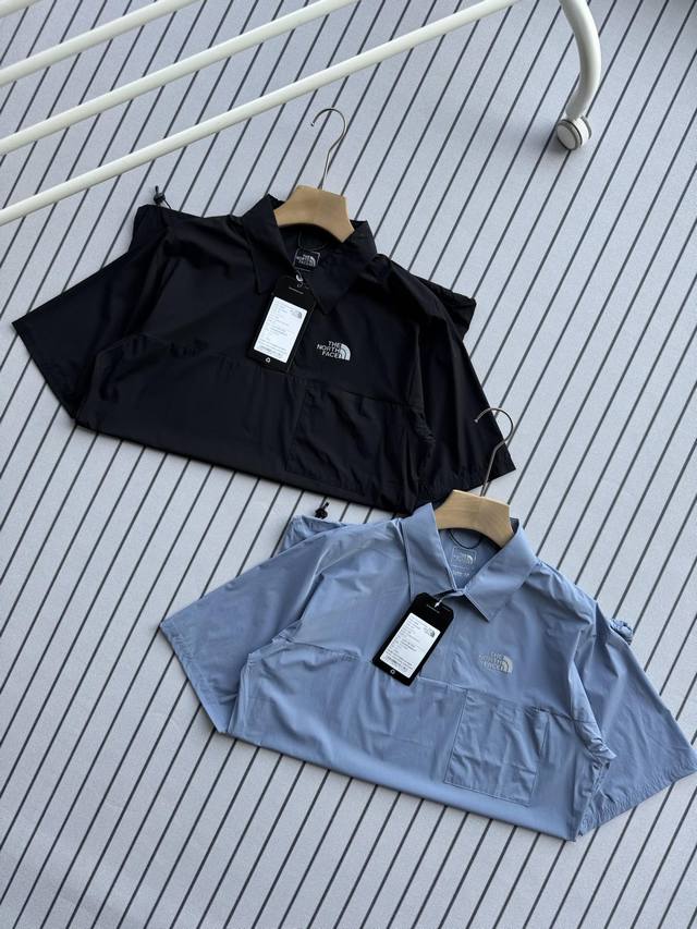 The North Face 2025 Summer New Upf70+ Sunscreen Short Sleeve Shirt | Functional