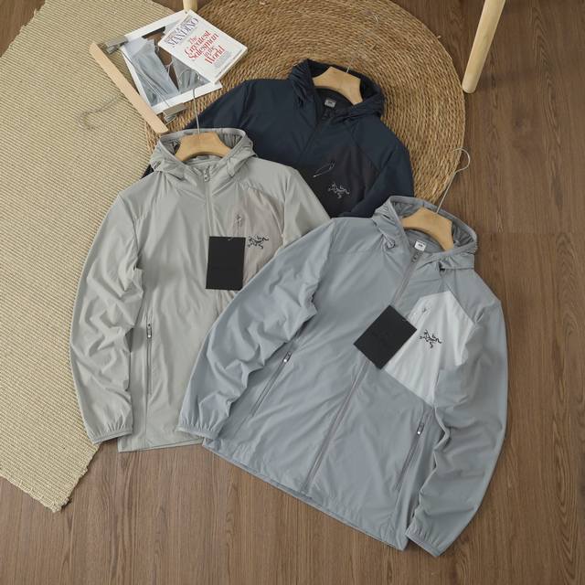 Arc'Teryx summer men's and women's thin hooded skin clothing sun protection clot
