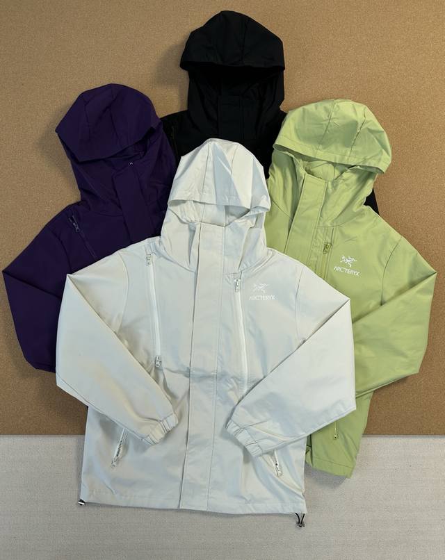 Arc'teryx Unisex Fashionable and Versatile Solid Color Loose Casual Hard Shell J