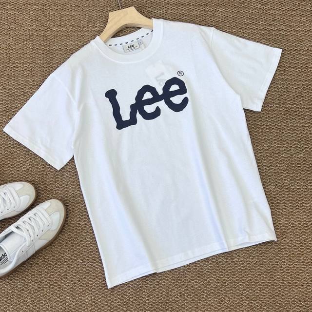 Exclusive Korean order Lee printed unisex short-sleeved T-shirt Lee classic larg