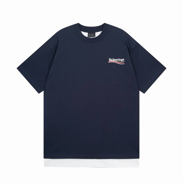 Balenciaga 2025 Ss latest double-layer two-piece set front and back classic cola