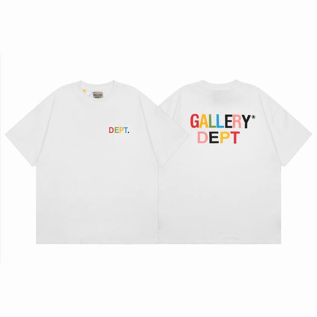 Gallery Dept rainbow letter print American simple casual trend versatile high st