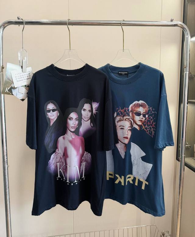 Price P: Product name: Balenciag* 25Ss new Paris joint distressed cut character