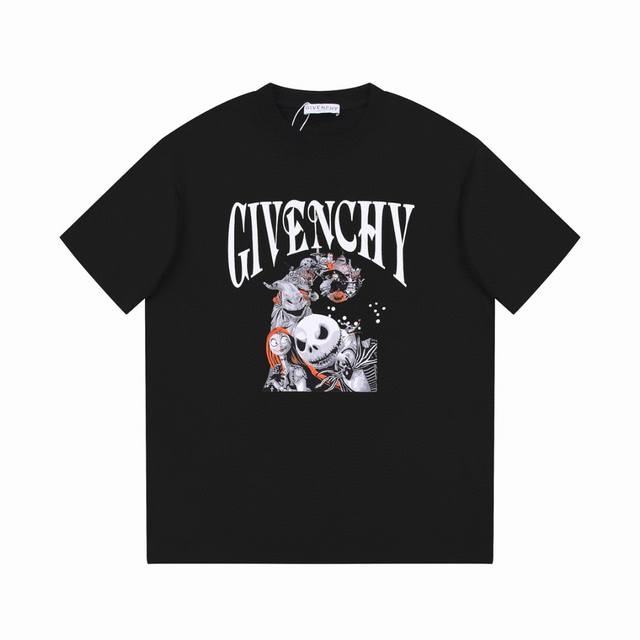 for Givenchy Spring/Summer new short-sleeved T-shirt Dark cartoon print, youthfu