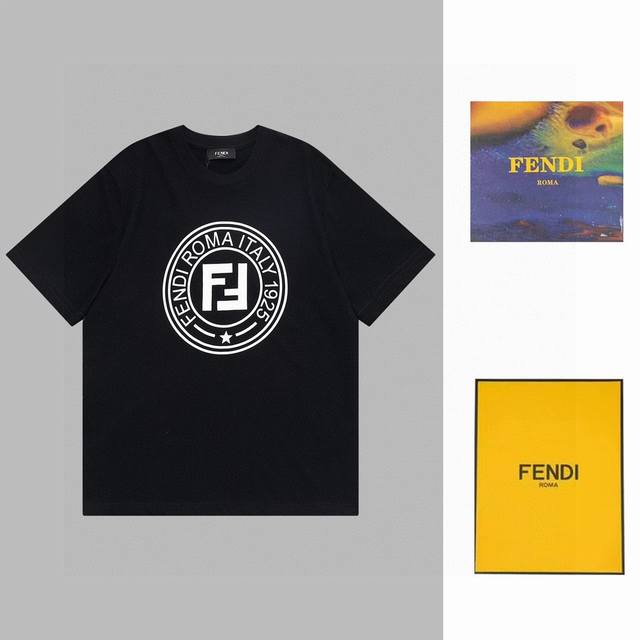 for Fendi classic monogram logo 1925 special series commemorative limited short-
