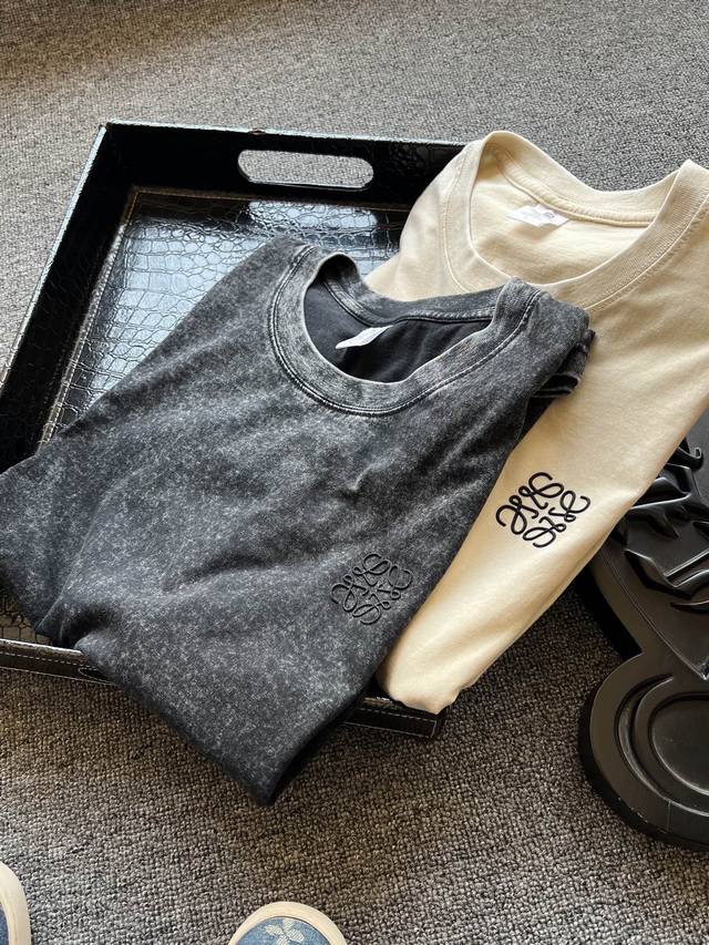 Top-grade washed cotton from the counter! Popular item! Loewe's newest heavy was