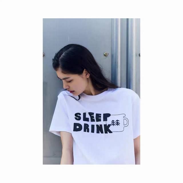 Kolonsportinapsquare joint model Ss24 round neck mountain series outdoor leisure