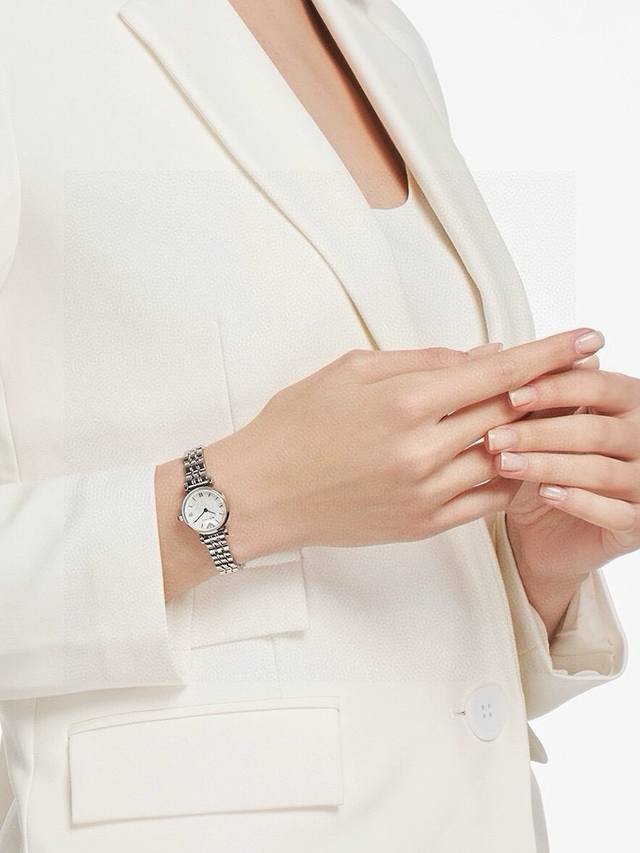 Armani women's watch silver Emporioarmani classic fashion casual quartz women's
