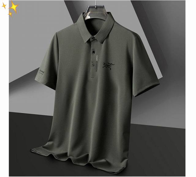 for Arctertx Arc'teryx Classic Comfortable Sunscreen Antibacterial Polo Shirt Su