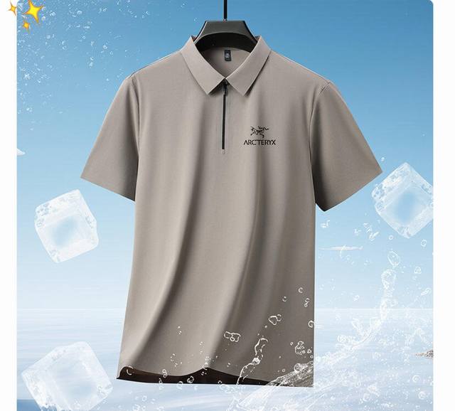 for Arc'teryx new 25 counter men's and women's casual business sports tops summe