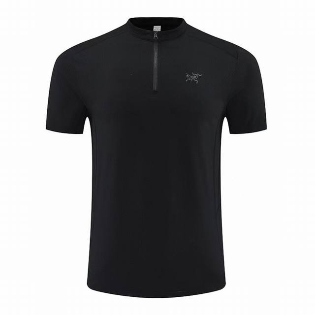 for Arc'teryx Arc'teryx Reflective Logo Summer Men's Half Zipper Round Neck Heav