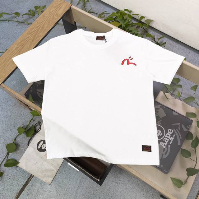New Model number: F647 2025 new Evisu Fushen back seagull face pattern Logo lett