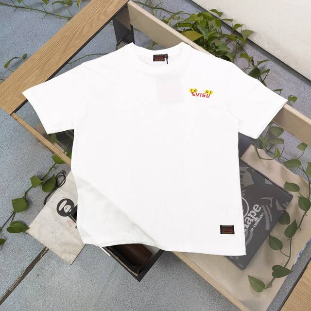 New Model number: F643 2025 new Evisu Fushen 1991 big M pattern Logo letter prin