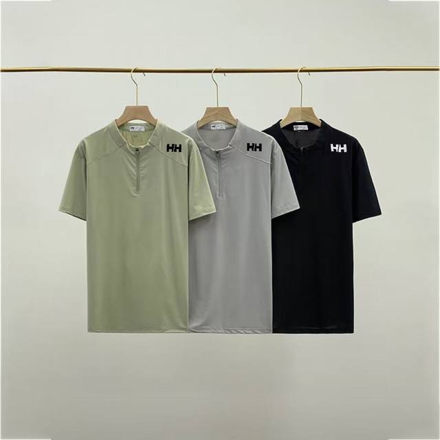 Helly Hansen Hh Helly Hansen summer men's quick-drying half-zipper short-sleeved