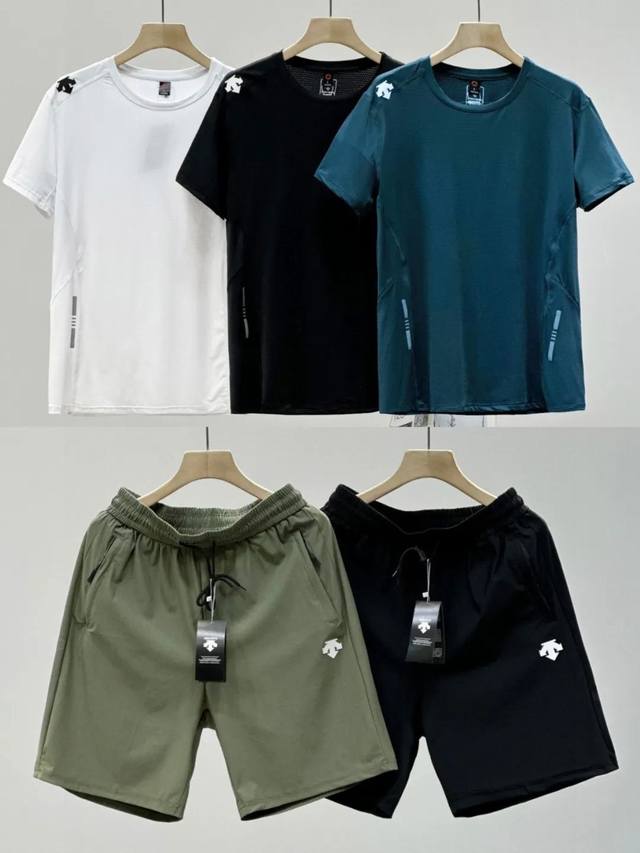 New Descente summer sports leisure cool suit comes with a sense of ice, breathab