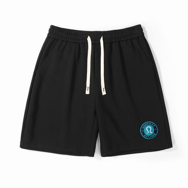 Supply Lululemon embroidered label casual shorts Customized main label and auxil