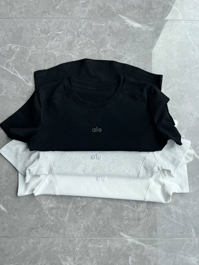 Alo slim short sleeve Item No.: 873 Color: gray, white, black Size: One size 85-