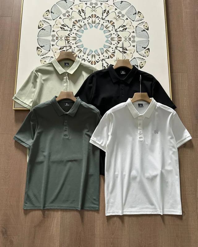 Kolon Sport 2025 Summer New Men's Business Short-sleeved Polo Shirt A familiar h