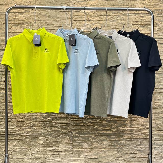 for Kailas 25Ss new summer men's embroidered casual short-sleeved T-shirt Polo s