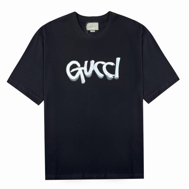 Gucci Ss letter Logo printed short sleeves - Fabric: 240g double yarn high densi