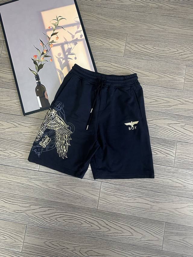Boy London Big Eagle Summer Never Outdated Monochrome Hot Stamping Embroidery Sm