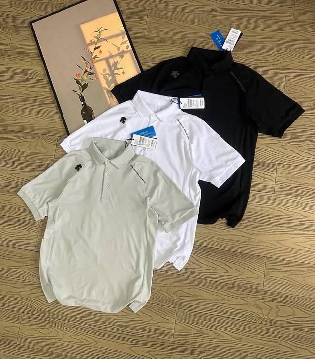 Descente three-color comprehensive training sports fitness Tough breathable pers