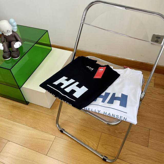 Helly Hansen 25Ss new summer couple short-sleeved letter logo on the chest, a su