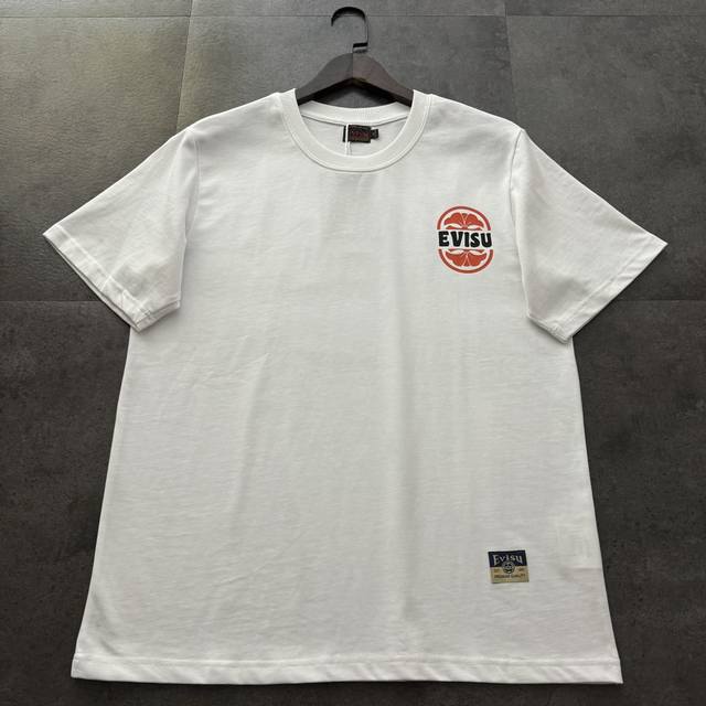 Evisu Fukushin 2025 new Sakura Maneki Neko print short-sleeved T-shirt Original