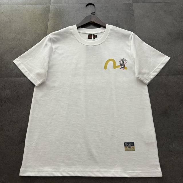 Evisu Fushen 215 new Daye Festival and Buddha head print large M short-sleeved T