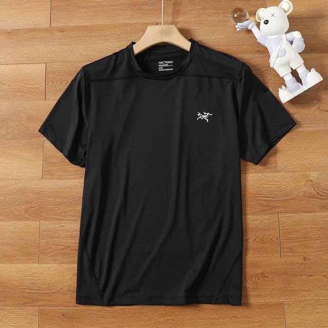 Arc'teryx men's round neck short-sleeved functional T-shirt, moisture-absorbing