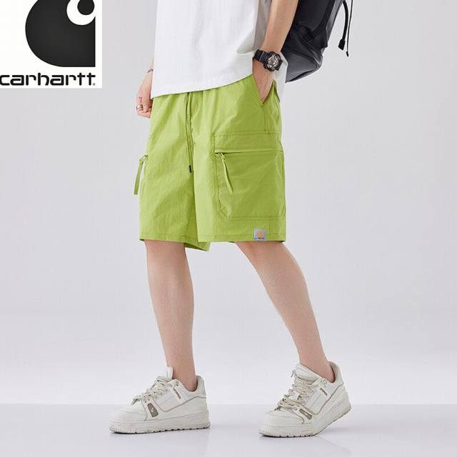 Carhartt summer suit, unisex elastic waist new five-color patch embroidery casua