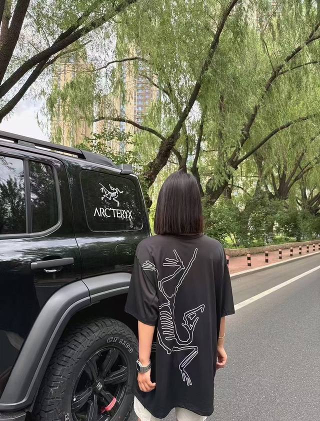 High quality Product name: Arc'teryx 24Ss printed new big bird logo on the back