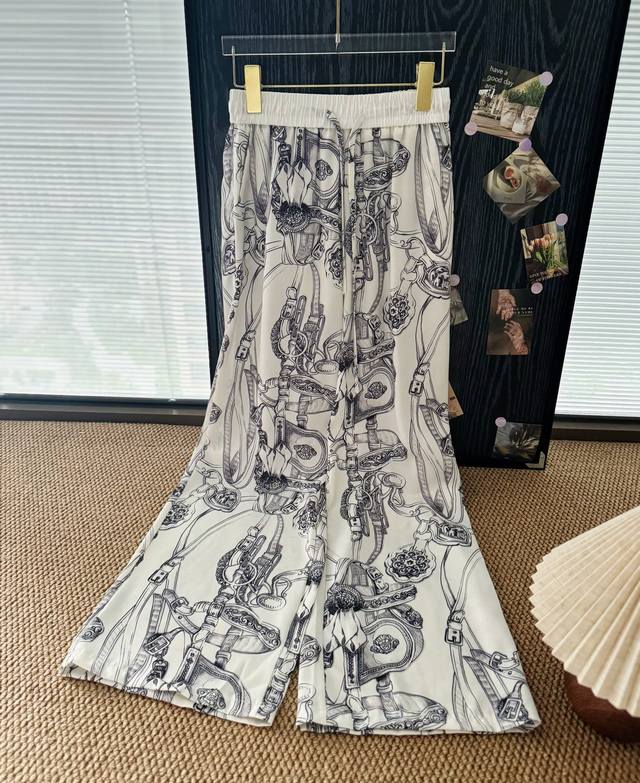 Price P: Product Name: Herme* Majia Light Luxury Old Money Style Retro Wide-leg