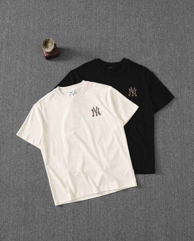 Mlb men and women couple embroidery series sports T-shirts casual short sleeves