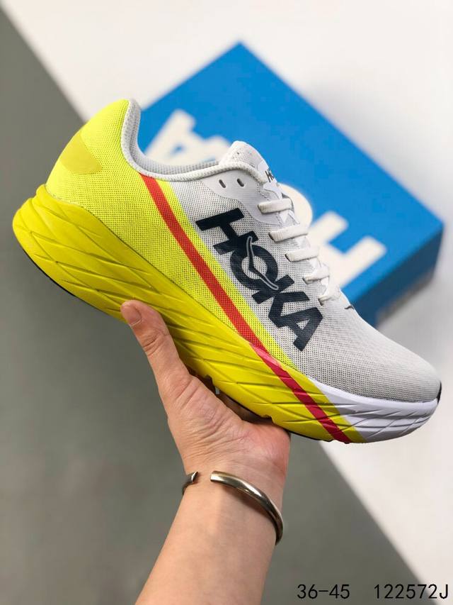 Corporate-level with half size! Hoka One One Rocket X Lightweight Breathable Cus