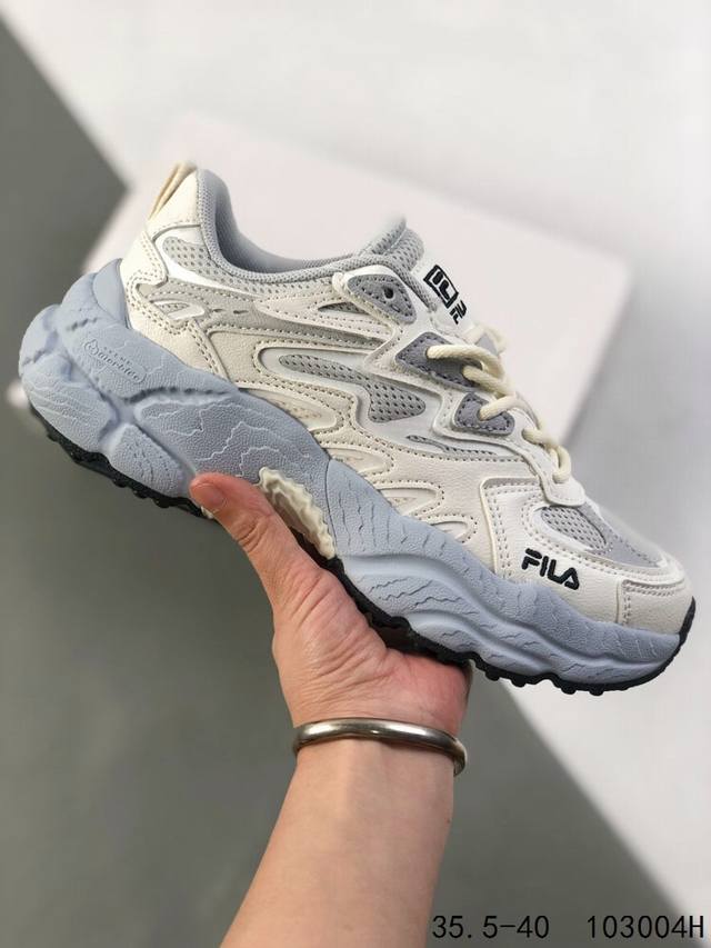 company-level with half size! Fila Fern outdoor leisure sports dad shoes reflect