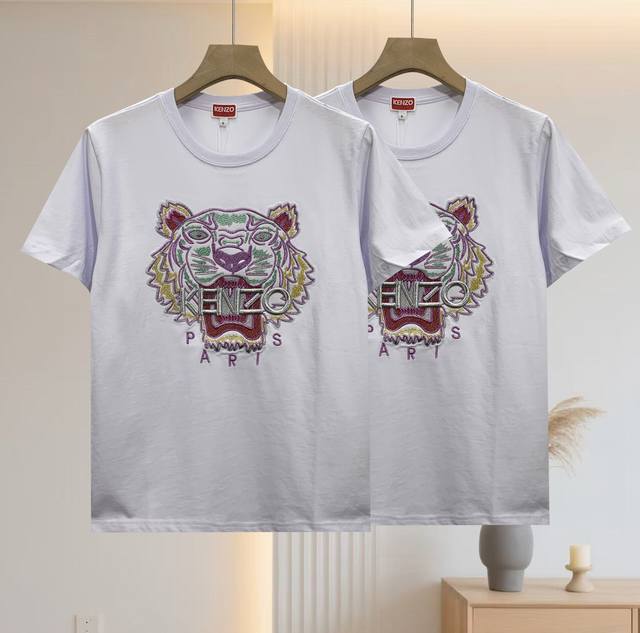 High quality New Takata Ken tiger head couple style letter tiger head short-slee